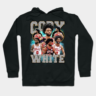 Vintage Coby White Chicago Retro Hoodie